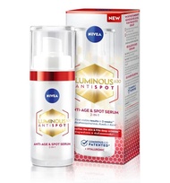 NIVEA LUMINOUS 630 นีเวีย ลูมินัส630 แอนตี้สปอต 2อิน1 แอนตี้-เอจ แอนด์ สปอต เซรั่ม 30มล.