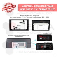 Converter 9" Android Head Unit Frame Adapter/ 10" inch change to 12.3" Inch Adapter/