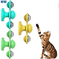 Cat Windmill Toy Cat Training Toy IQ Toy Cat Toy Spinning Cat Toy Tease Toy Scratching Rubbing Brush