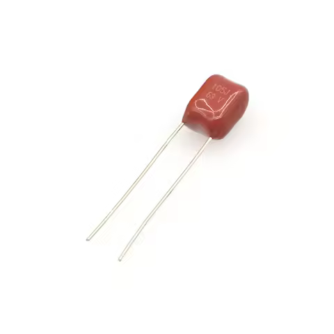 10PCS 63V1UF CBB Polypropylene Film Capacitor 63v105 63V 1UF 105