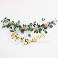 [SG] 1.7m Plastic Flower Garland | Flower Wreath | Leaves | Leaf Garland | Leaf Wreath