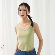 [ERSS] Women's Vest All-Match Simple Elegant Classic All-Match Vest Light Green [K80026]