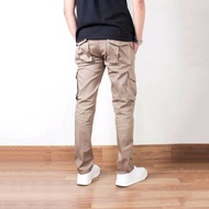 PRIA Cargo Pants Long Men Size 27-38 PREMIUM QUALITY SLIMFIT COWO SKINNY Plain Guys
