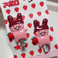 🍓明治草莓朱古力髮夾