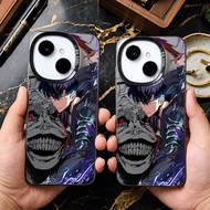 HP Softcase IMD Black Motif Anime Minimalist Premium Protector Compatiblehp For Tecno Camon 40 Pro 5