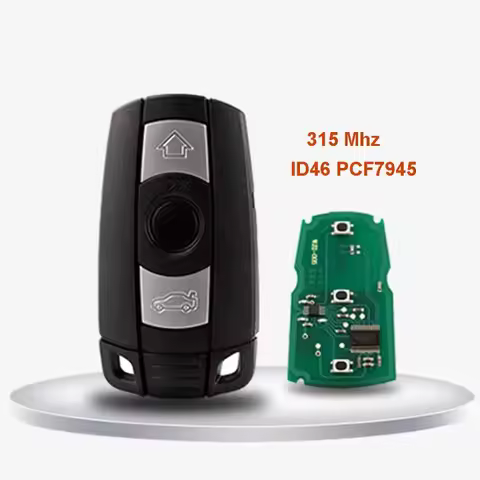 315 Mhz ID46 PCF7945 Chip Remote Car Key For BMW X5 X6 E60 E61 E90 E70 E71 E87 Z4 E91 E92 E82 E88 E8