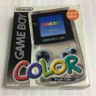 自有收藏 日本規格 原廠透明色GBC game boy color gameboy color 遊戲主機 無說明書