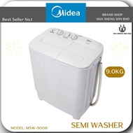 Midea Washing Machine Semi Auto ( 6kg / 7kg / 8kg / 9kg / 11kg ) MSW-6008P