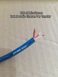 Kabel Mic Stereo isi 3 Kabel Audio Eceran Permeter