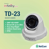 INDOOR CCTV Camera INFINITY TD-23 TURBO HD-TVI 1080P 2.8MM