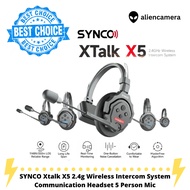 Synco Xtalk 2.4G Full-Duplex Single-Ear Remote Headset Wireless Intercom System