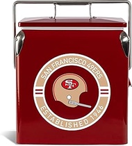 The Memory Company | Licensed NFL 13L Retro Logo Cooler,San Francisco 49ers