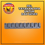 Rel Tatakan Pipa untuk Rak Geser Mesin Tetas Penetas