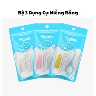 Set of 3 Braces - Hooks, Chewies Aigner Bite, Braces Tray Cleaning Brush, Retainers, Bleaching Brace
