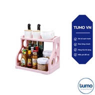 Spice shelf - letter B(CN)2-Tier Spice Rack with Smart Design, Space Saving, High Quality Safe Plast