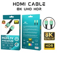 HD 2.1V 8k HDTV HDMI Cable UHD HDR Premium High Speed 1.8M, 3M, 5M, 10M 4320P 2.1V 8k 7680X4320P