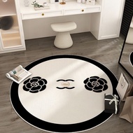 Tyk tyk French Cream Fragrance Carpet Round Living Room Coffee Table Blanket Bedroom Carpet Cloakroo