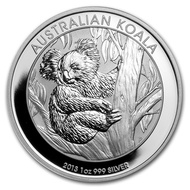 2013 Perth Mint Australia Koala 1 oz .999 Silver Coin BU 1oz