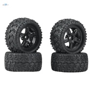 4Pcs Rubber Tires Tyre Wheel P6973 for Remo Hobby Smax 1621 1625 1631 1635 1651 1655 1/16 RC Car Upgrade Parts