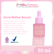 Jglow Skincare Serum Acne Refine Beauty Skin Refining Whitening Cream Skin Kecantikan Glowing Serum