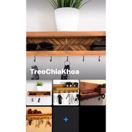 Wooden key shelf D25C9N7cm