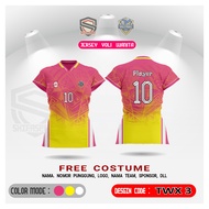 WOMEN'S CUTINGAN VOLLEYBALL JERSEY (TWX 3) jersey perempuan baju jersey perempuan