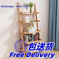 🔥免费送货-實木書架 收納架 儲物架 置物架 花架 展示架 梯形書櫃 雜物架 包送貨