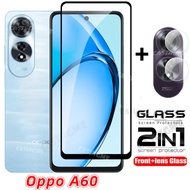 2in1 Screen Protector Film For Oppo A60 2024 Transparent Phone Screen Protector For Oppo A60 OppoA60