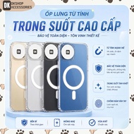 I.P TRANSPARENT CASE – SUPPORT MAGNETIC CHARGING, SHOCKPROOF, CAMERA PROTECTION DKSHOP