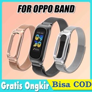 Tali Jam Smartwatch Strap Oppo Band Smartwatch Logam Stainless Steel 41mm Milanese Magnetic Loop Opp
