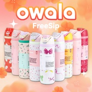 100% Original Owala Freesip 24oz/32oz Insulated Stainless Steel - BPA-Free Sports Water Bottle