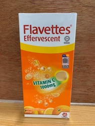 FLAVETTES EFFERVESCENT VITAMIN C 1000MG ORANGE 30'S