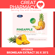 LifeSense Digestive Health Support - Bromelain Pineapple Extract 3G x 30s