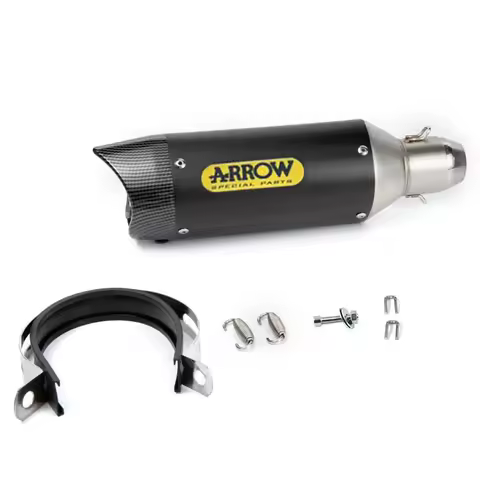 51mm motorcycle carbon fiber arrow exhaust pipe with DB Killer common on ZX10R Z900 MT07 R3 R25 MT09