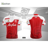 【Free Custom Name & Number】 AirAsia Saiyan Jersey 1.0 Unisex 3D Printing
