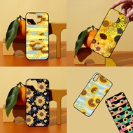 AF-168 Full screen of sunflowers Silicone TPU Case Compatible for Samsung Galaxy J8 J4 J6 J5 J7 J2 Pro Plus Core Duo Prime Cover Soft