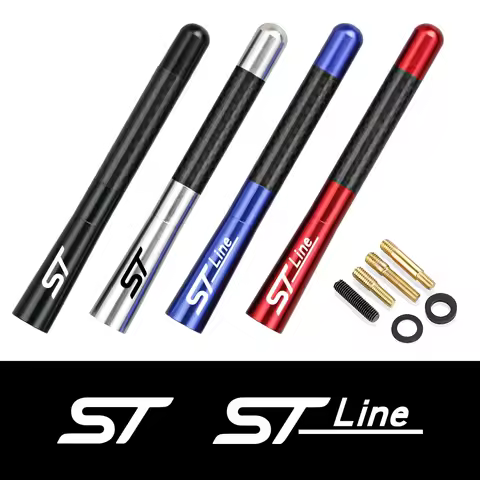 12cm Car Radio Antenna Auto Accessories For Ford ST Fiesta Focus Mk2 3 4 Edition Mondeo Fusion Ecosp