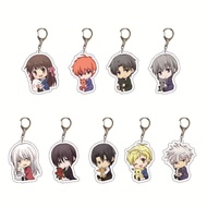 New Anime Fruits Basket Acrylic Keychain Accessories Cartoon Funny Bag Pendant Gift Cute Bag Charm K