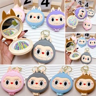 3-in-1 Multi Functional Labubu Keychain Pendant with Makeup Mirror Comb Keychain Pendant