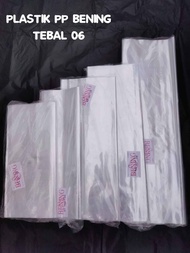 PLASTIK PP BENING TEBAL 06 UKURAN 30x60 35x75 40x50 40x60 40x70 40x80 40x90 45x75 45x80 45x85 45x90 50x70 50x80 50x85 50x90 50x100 60x100