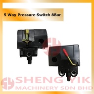 Shengyik Five 5 WAY Pressure Control Switch for SWAN SVP-202 Air Compressor