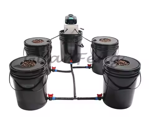 5 Gallon Soilless Planting Barrel, DWC Hydroponics Equipment Hydroponics Barrel