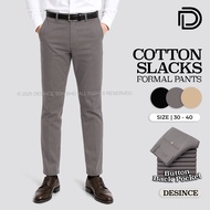 🇲🇾 DESINCE Men Formal Business Trousers Pants Plus Size Trouser Business Casual Pant Seluar Slack Le