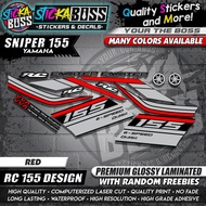 SNIPER 155 Stock Decals (RC 155 Design)【WITH FREEBIES】Y16ZR / EXCITER 155