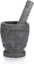 Fashionable Simplicity Grinder Mortar Grinding Bowl Garlic Press Pestle Grinder Granite Decor Spice Crusher Herb Pepper Mixing Pot Kitchen Mills Tool wangyiren93