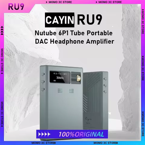 cayin new product RU9 Bluetooth portable decoding headphone amplifier 6P1 tube amplifier lossless HI