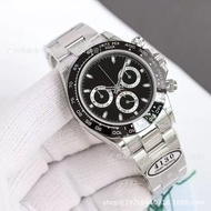 Panda Daytona Watch Ice Blue Daytona 7750 Mechanical Watch Cement Gray 4130 Multi-Function Chronogra