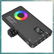 (OAKF) RGB LED Video Fill Light 4000Mah Battery Rechargeable Video Light Used for Photography Video