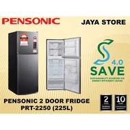 (SAVE 4.0)Pensonic PRT-2250 2 Doors Refrigerator 225L Fridge Peti Sejuk (No Frost)