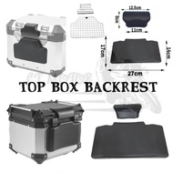 Motorsikal Kotak Belakang kushion Pad Backrest untuk Aluminum Box ABS Box Motorcycle Box Kusyen EMS 